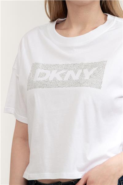 DKNY Kadın Bisiklet Yaka T-Shirt