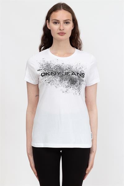 DKNY Kadın Bisiklet Yaka T-Shirt