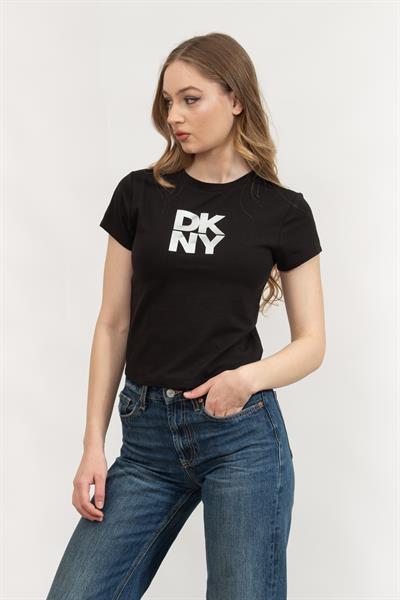 DKNY Kadın Bisiklet Yaka T-Shirt