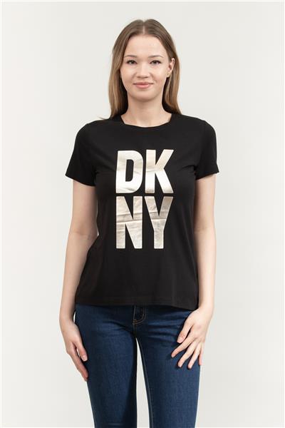 DKNY Kadın Bisiklet Yaka T-Shirt