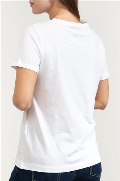 DKNY Kadın Bisiklet Yaka T-Shirt