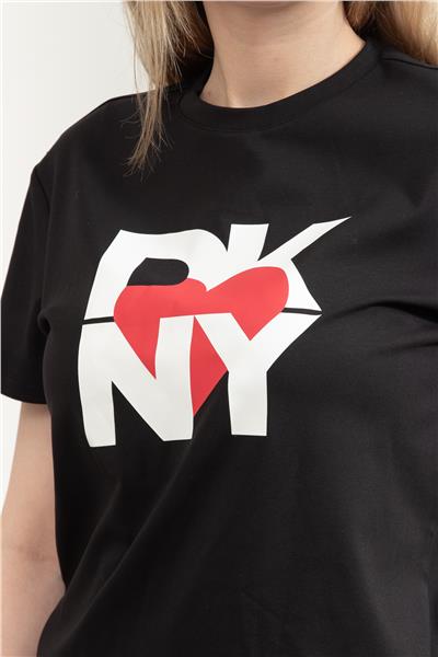 DKNY Kadın Bisiklet Yaka T-Shirt