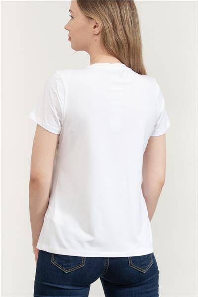 DKNY Kadın Bisiklet Yaka T-Shirt