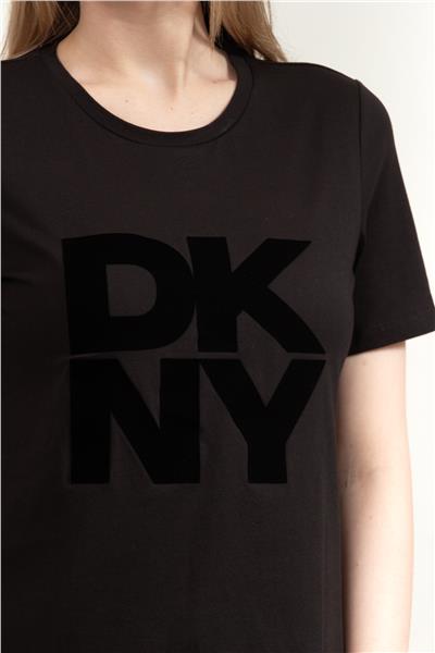 DKNY Kadın Bisiklet Yaka T-Shirt