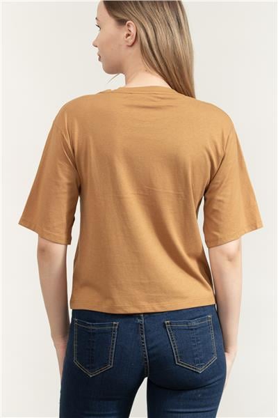 DKNY Kadın Bisiklet Yaka T-Shirt