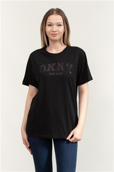 DKNY Kadın Bisiklet Yaka T-Shirt