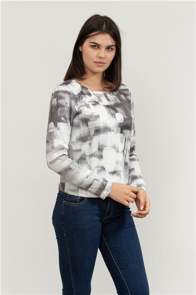 DKNY Kadın Bisiklet Yaka T-Shirt