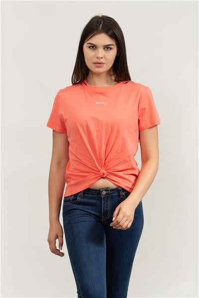 DKNY Kadın Bisiklet Yaka T-Shirt