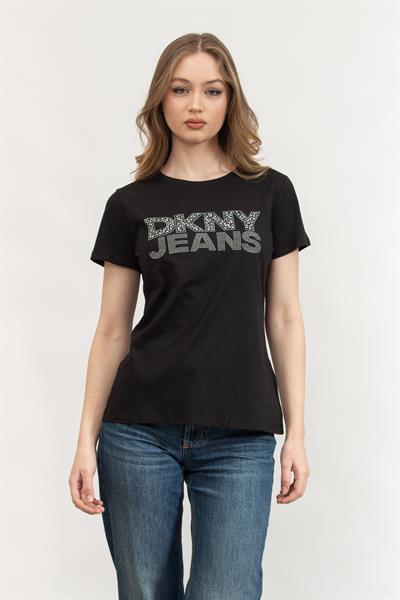 DKNY Kadın Bisiklet Yaka T-Shirt