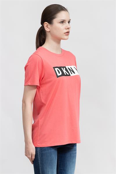 DKNY Kadın Bisiklet Yaka T-Shirt