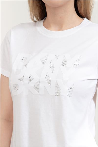 DKNY Kadın Bisiklet Yaka T-Shirt