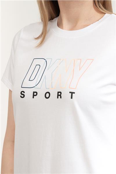 DKNY Kadın Bisiklet Yaka T-Shirt