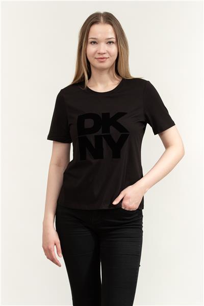 DKNY Kadın Bisiklet Yaka T-Shirt