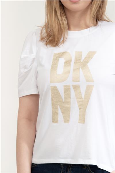 DKNY Kadın Bisiklet Yaka T-Shirt