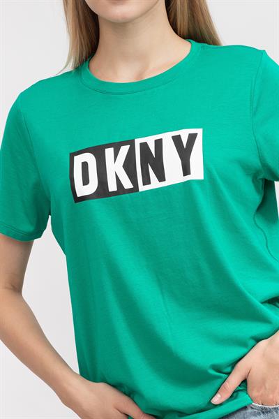 DKNY Kadın Bisiklet Yaka T-Shirt