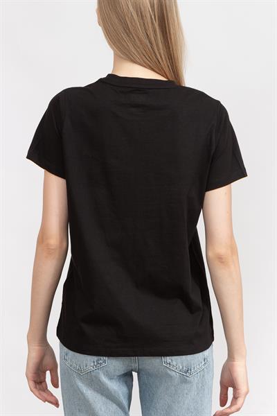 DKNY Kadın Bisiklet Yaka T-Shirt
