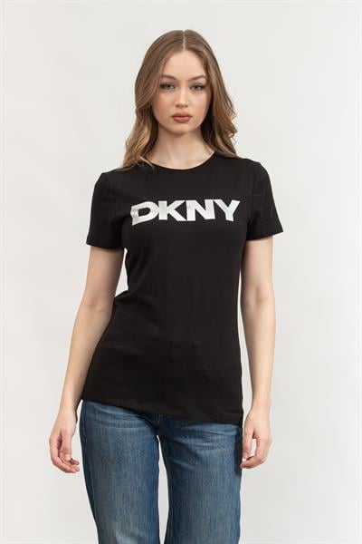DKNY Kadın Bisiklet Yaka T-Shirt