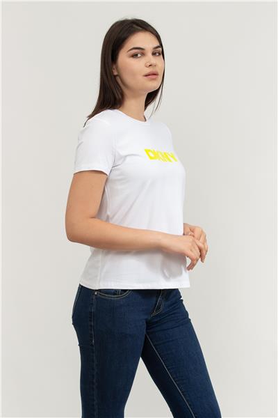 DKNY Kadın Bisiklet Yaka T-Shirt