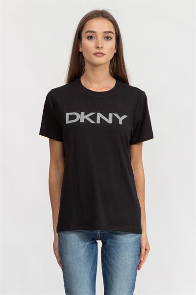 DKNY Kadın Bisiklet Yaka T-Shirt