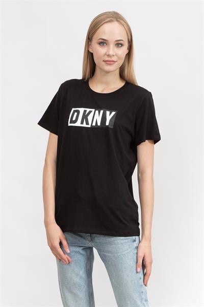 DKNY Kadın Bisiklet Yaka T-Shirt