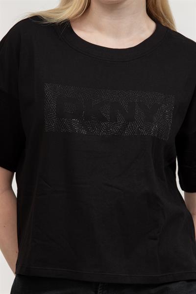 DKNY Kadın Bisiklet Yaka T-Shirt