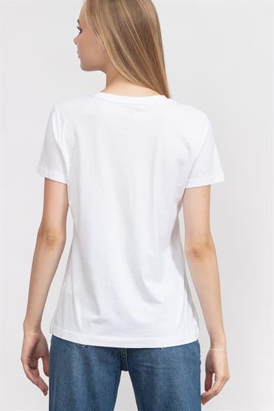 DKNY Kadın Bisiklet Yaka T-Shirt