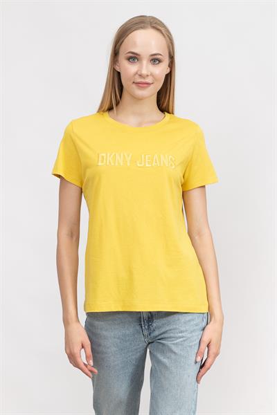 DKNY Kadın Bisiklet Yaka T-Shirt