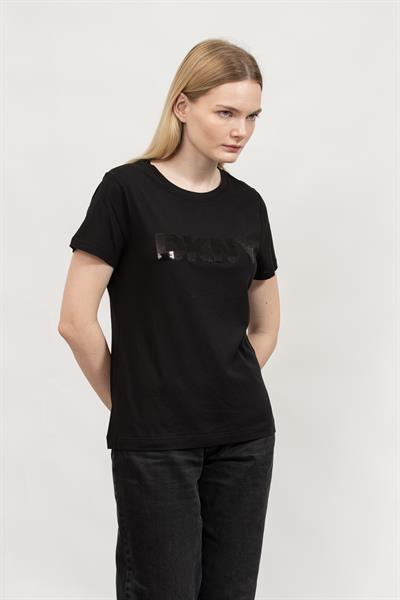 DKNY Kadın Bisiklet Yaka T-Shirt