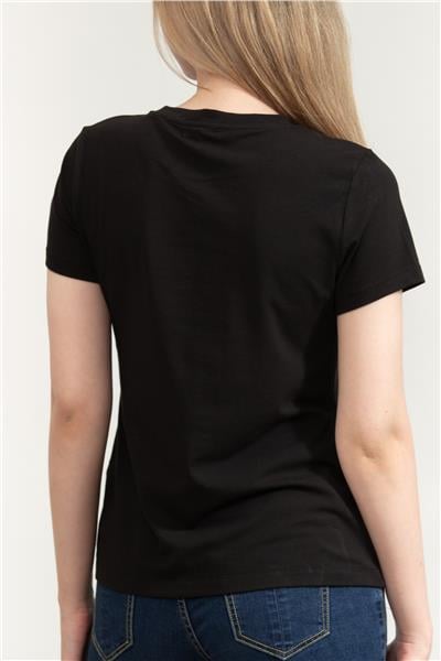 DKNY Kadın Bisiklet Yaka T-Shirt