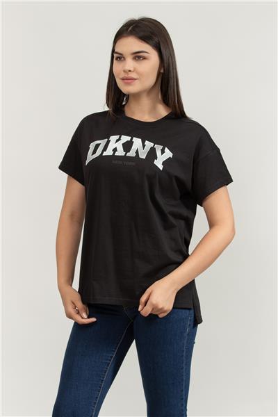 DKNY Kadın Bisiklet Yaka T-Shirt