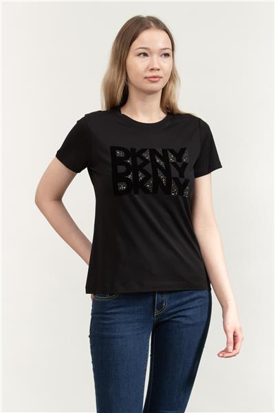 DKNY Kadın Bisiklet Yaka T-Shirt