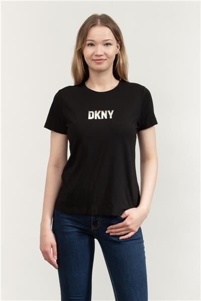 DKNY Kadın Bisiklet Yaka T-Shirt