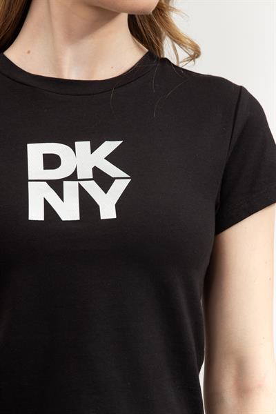 DKNY Kadın Bisiklet Yaka T-Shirt