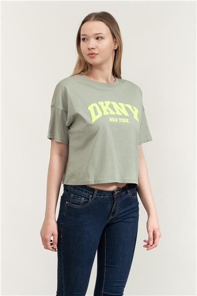 DKNY Kadın Bisiklet Yaka T-Shirt