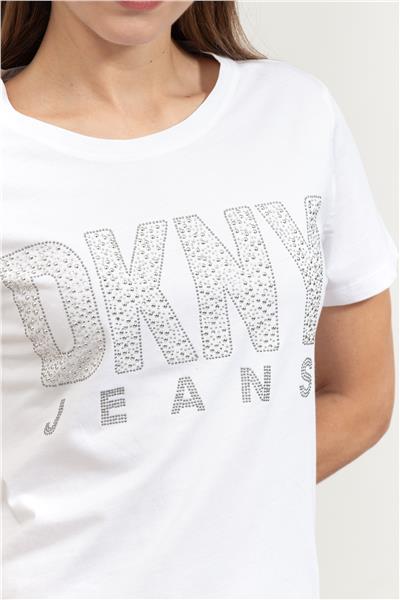DKNY Kadın Bisiklet Yaka T-Shirt