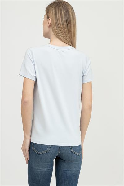 DKNY Kadın Bisiklet Yaka T-Shirt