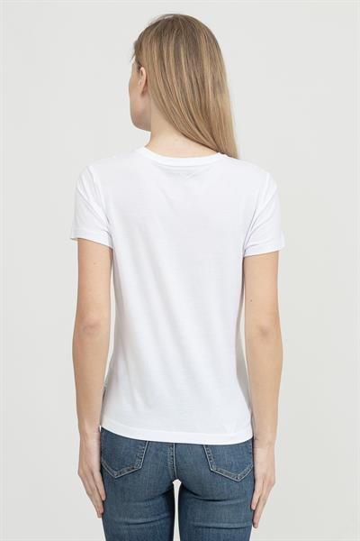 DKNY Kadın Bisiklet Yaka T-Shirt