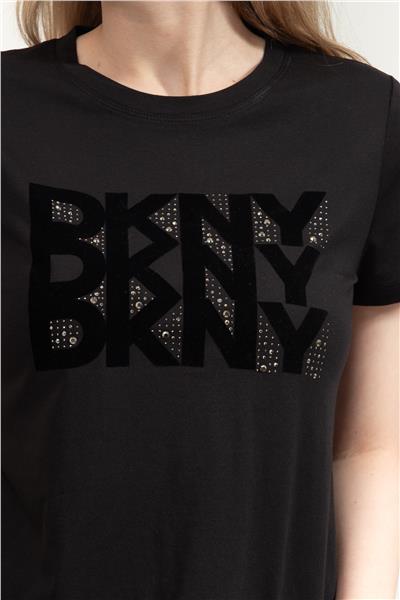 DKNY Kadın Bisiklet Yaka T-Shirt