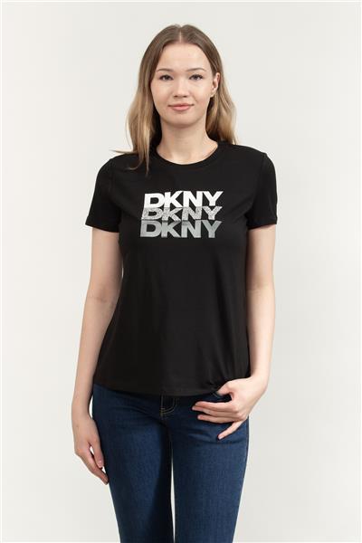 DKNY Kadın Bisiklet Yaka T-Shirt