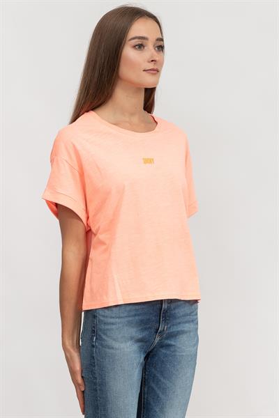 DKNY Kadın Bisiklet Yaka T-Shirt Çok Renkli