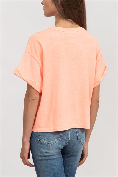 DKNY Kadın Bisiklet Yaka T-Shirt Çok Renkli