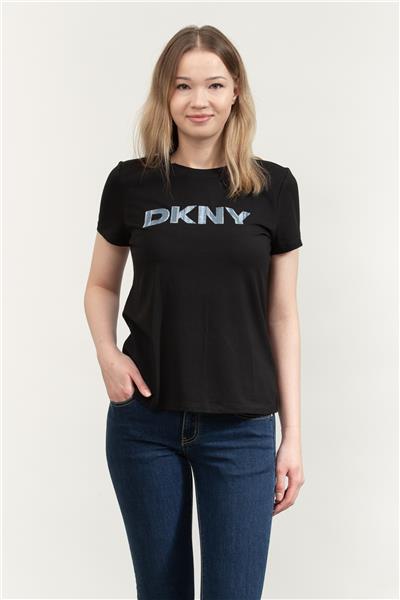 DKNY Kadın Bisiklet Yaka T-Shirt