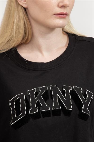 DKNY Kadın Bisiklet Yaka T-Shirt