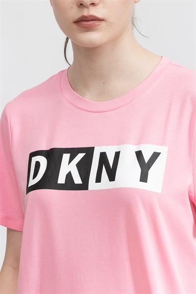 DKNY Kadın Bisiklet Yaka T-Shirt