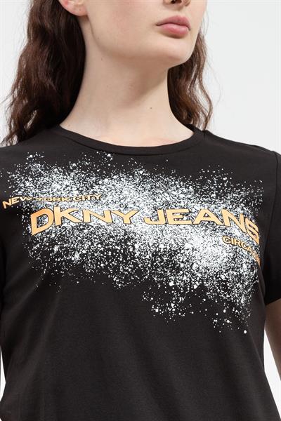 DKNY Kadın Bisiklet Yaka T-Shirt