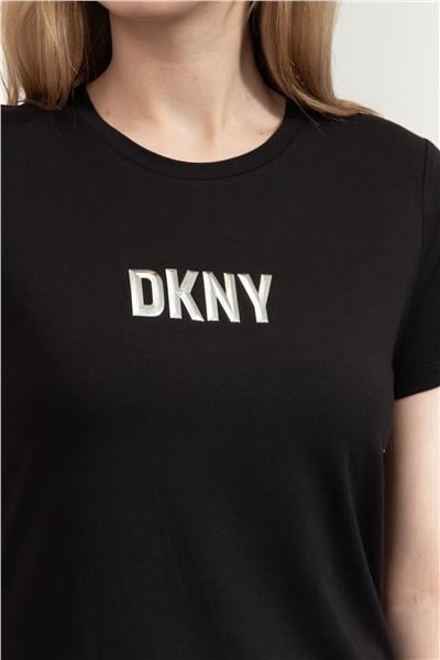 DKNY Kadın Bisiklet Yaka T-Shirt
