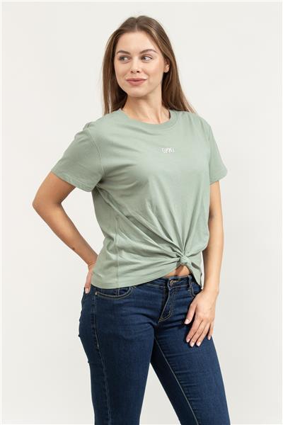 DKNY Kadın Bisiklet Yaka T-Shirt