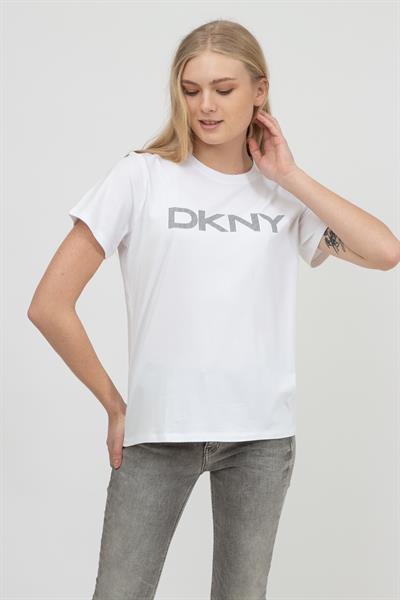 DKNY Kadın Bisiklet Yaka T-Shirt