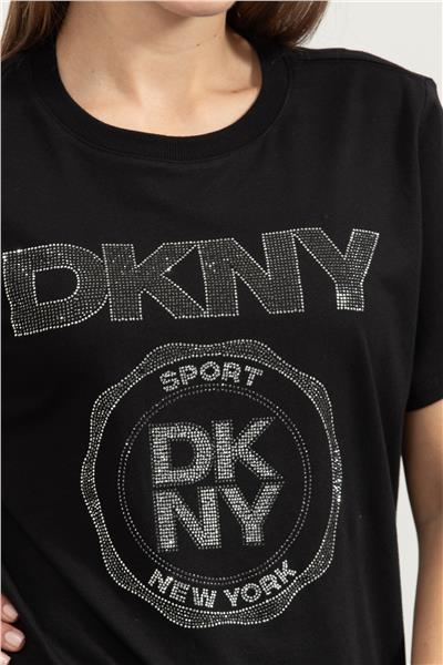 DKNY Kadın Bisiklet Yaka T-Shirt