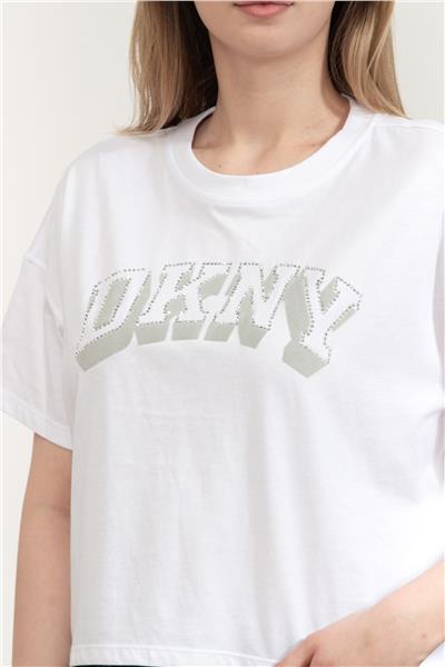 DKNY Kadın Bisiklet Yaka T-Shirt
